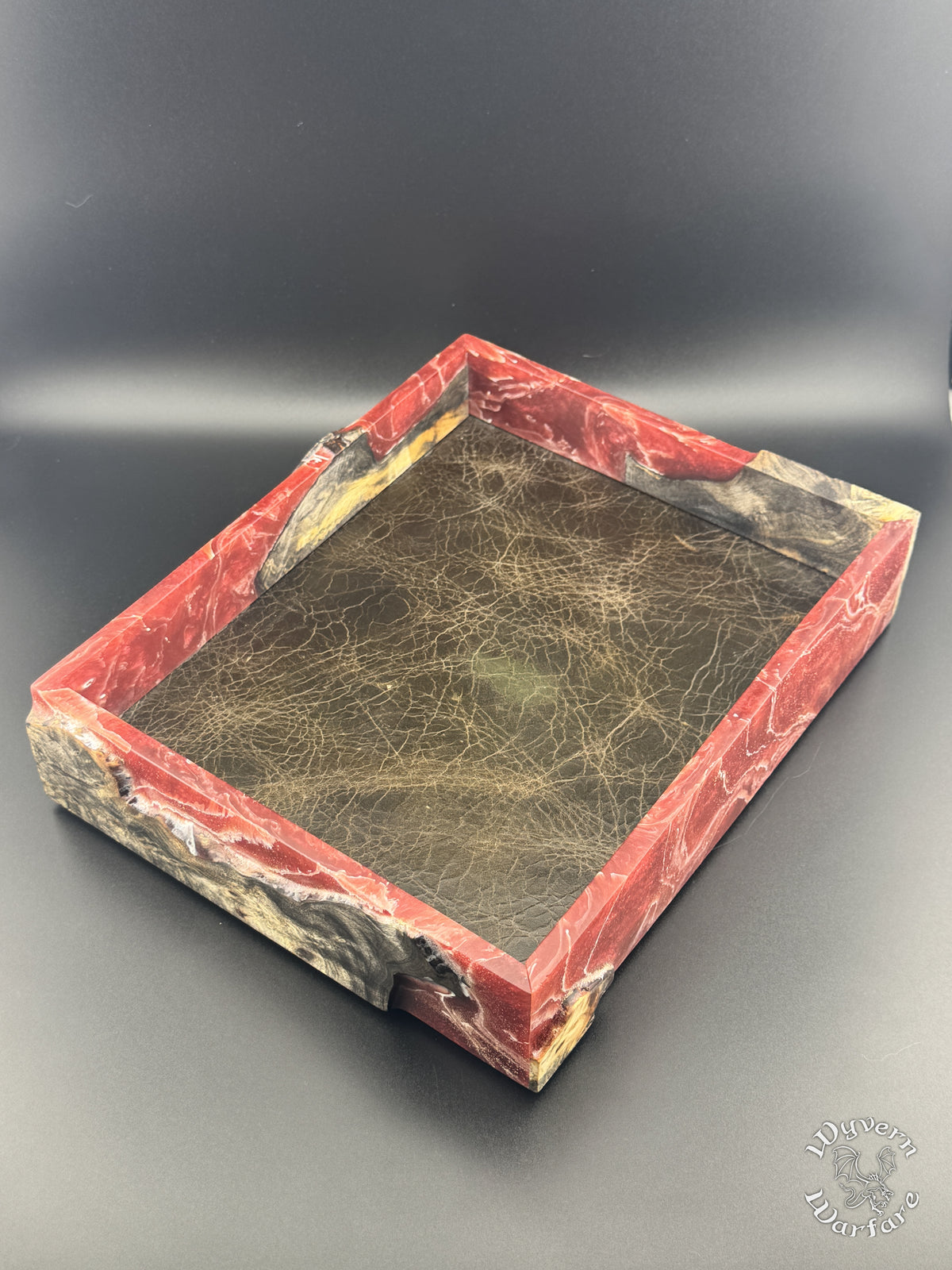 SE7 - Live Edge Burl and Resin Tray