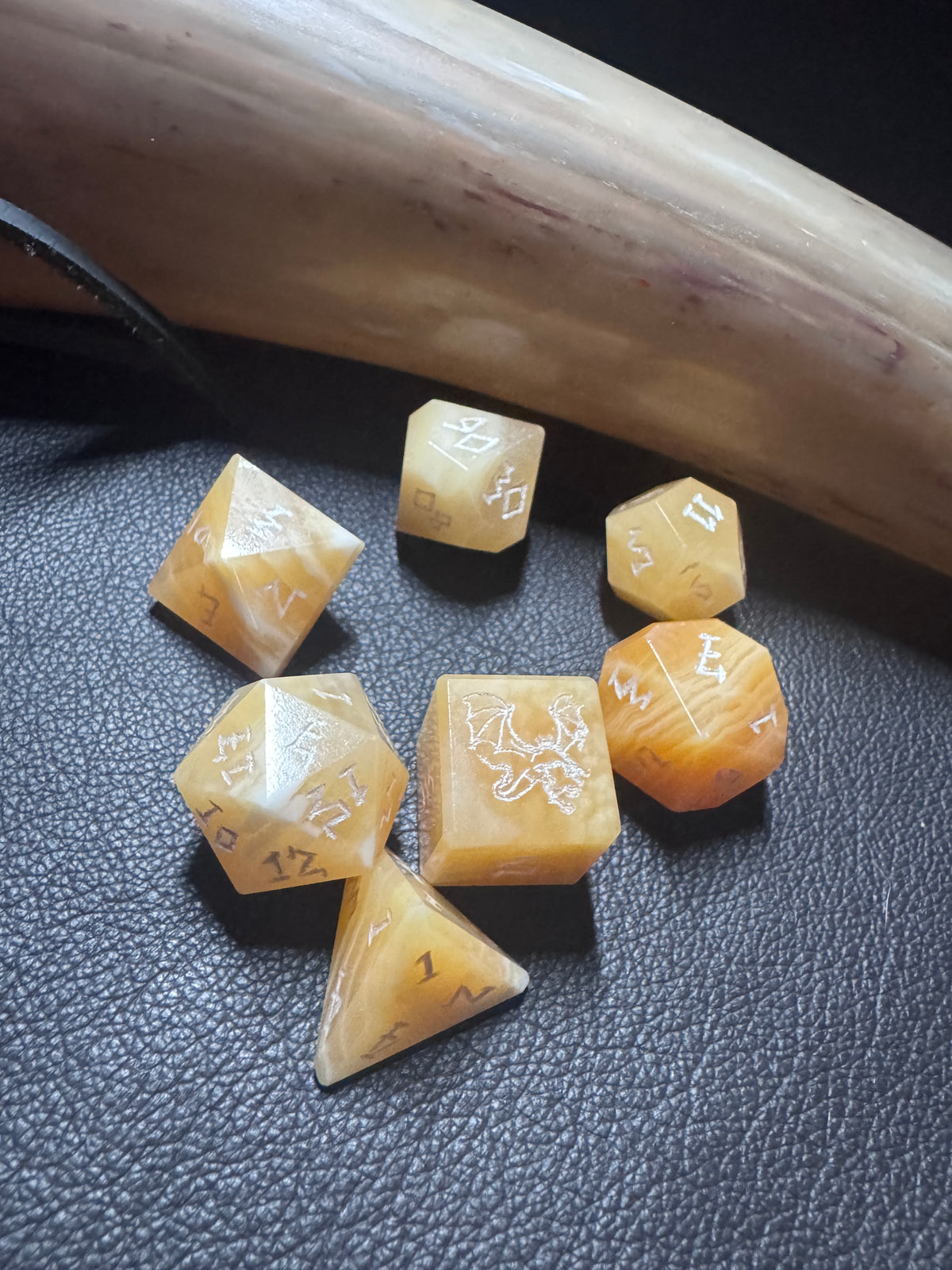 Yellow Calcite Gemstone set
