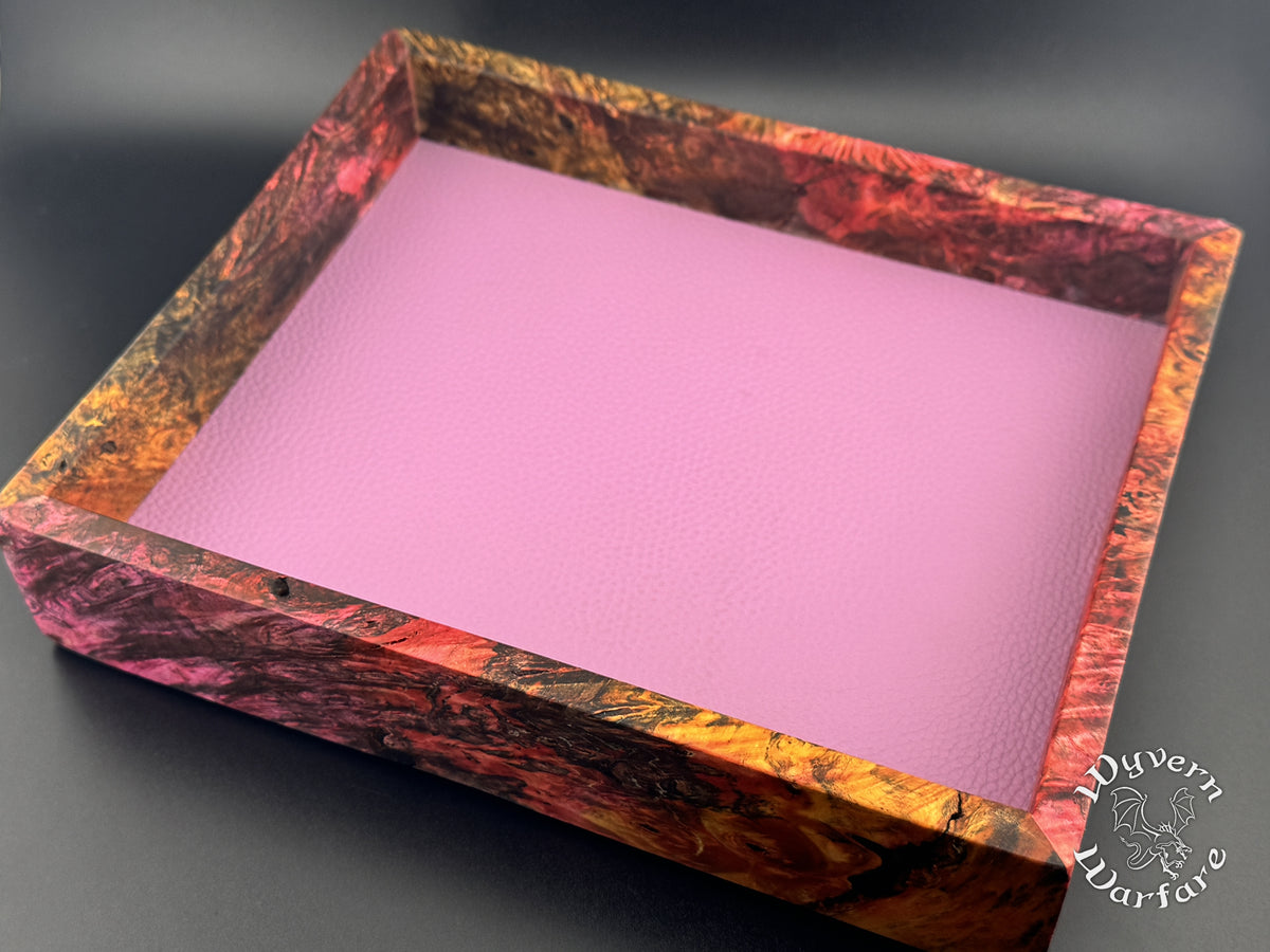 FebA2 - Burl Wood Dice Tray