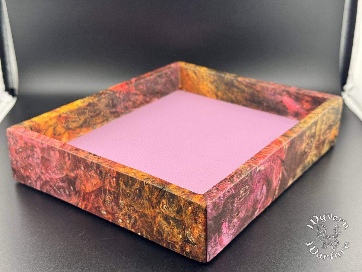 FebA2 - Burl Wood Dice Tray