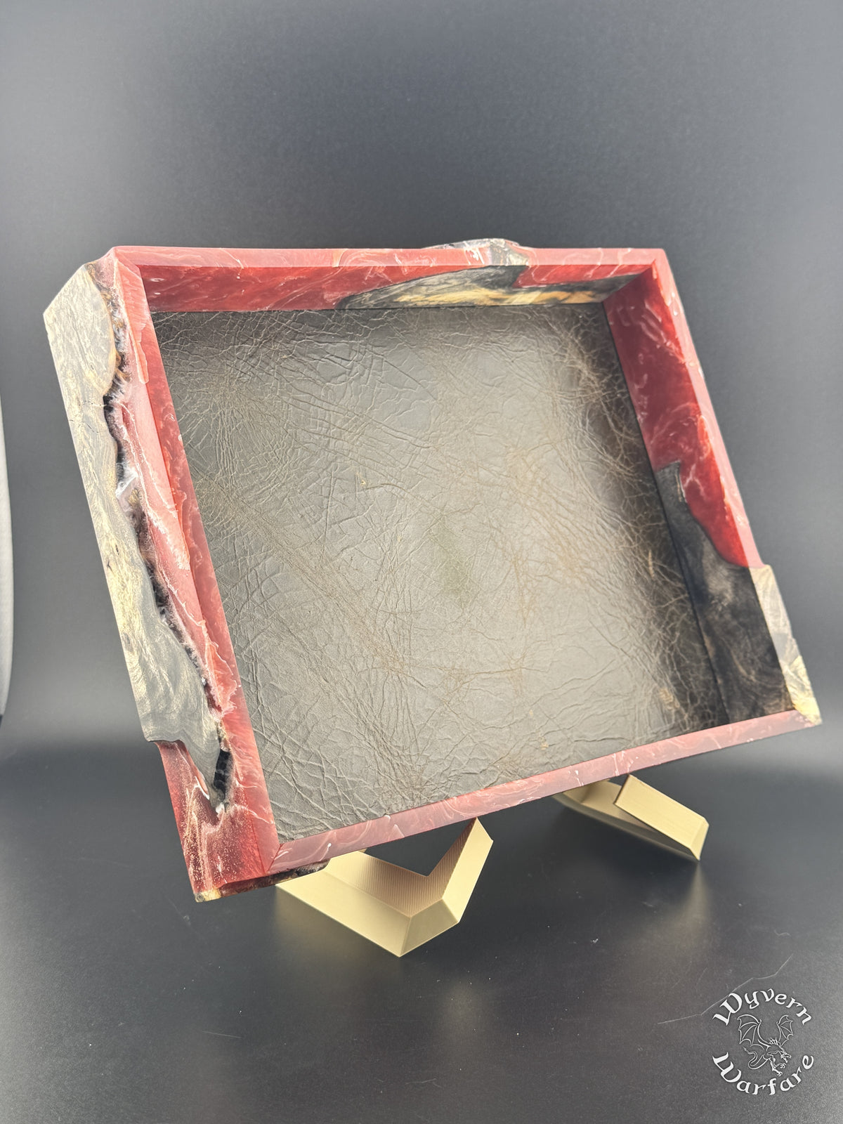 SE7 - Live Edge Burl and Resin Tray