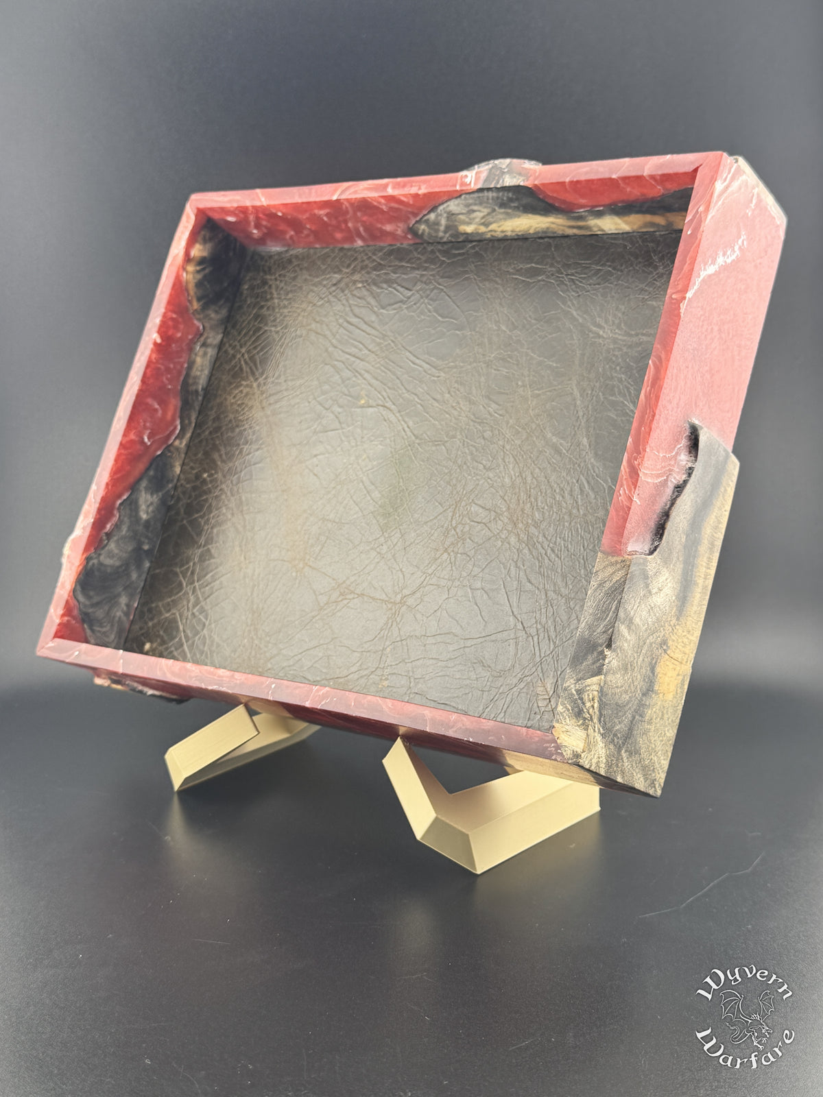 SE7 - Live Edge Burl and Resin Tray