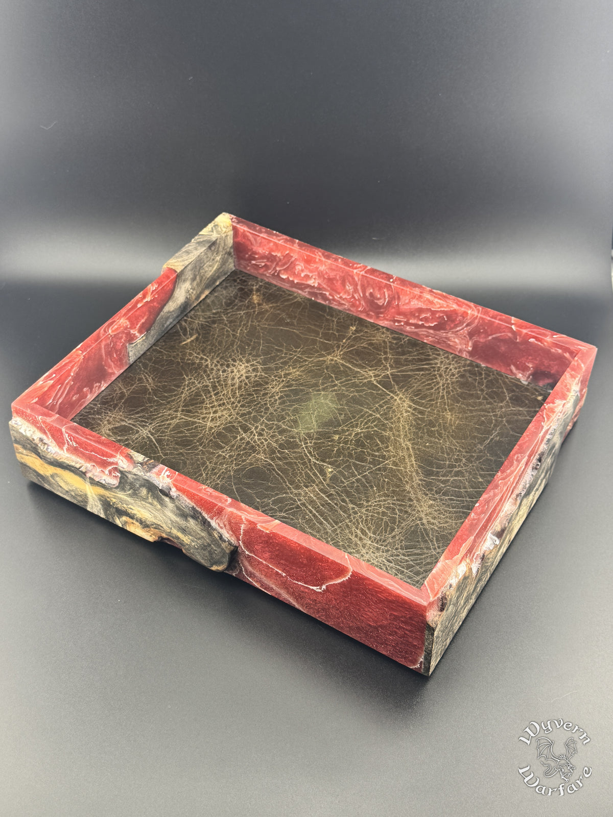 SE7 - Live Edge Burl and Resin Tray