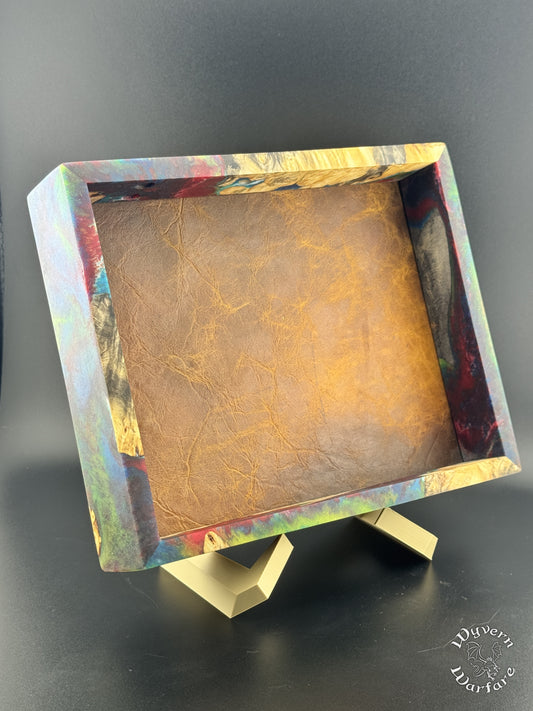 Fst05 - Burl Wood and Resin Dice Tray