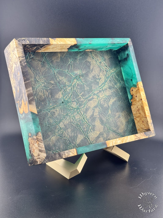 Fst03 - Burl Wood and Resin Dice Tray