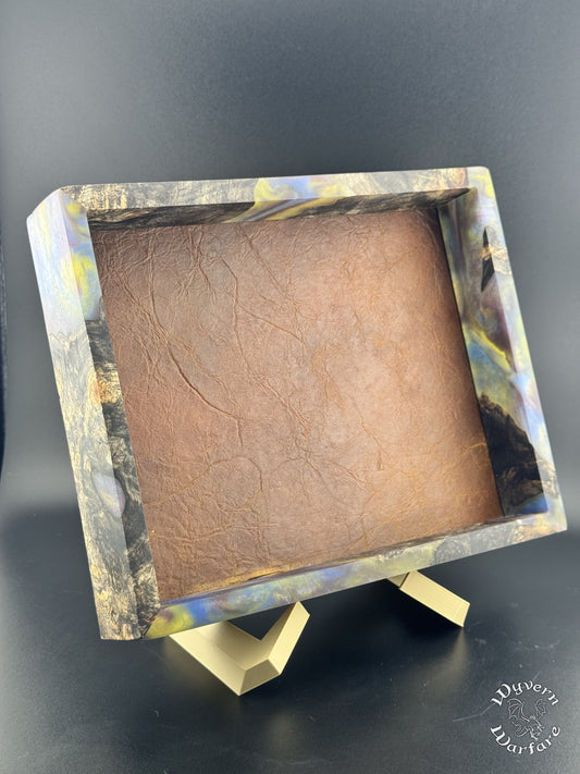 Fst04 - Burl Wood and Resin Dice Tray